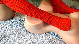 Lesbian Les Step Sis Doll Foot Feet Play Real MILF Big Tits Short Version