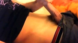 Stroking My Big Cock Until I Explode