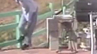 Steamy Outdoor Threesome with Busty Beauties