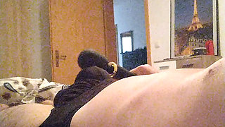 This is the second time I've come hard in my pad, after already having a powerful orgasm in it last night.