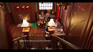 The Lust City - 18 Year Old Busty Cristmas Elf Shows Her Beautiful Body for Santa After She Disappointed Him