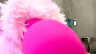 Solo toy masturbation with lonely girl