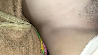 Big Tits Little Stepsister Is Playing Games and I Wait for Her to Sleep to Get Fucked