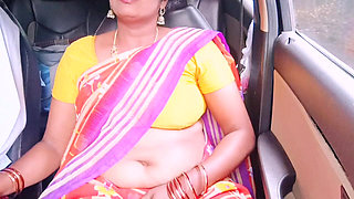Jungle Car Sex with Indian Maid. Telugu Dirty Talks.