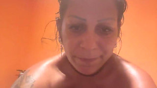 Tits Oil Show and Masturbate