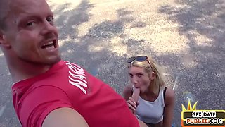 Pulled petite blondie got pussysmashed