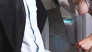 Sexy Alexis Wilson Nails Her Flight Attendant Interview by Nailing the Pervy Pilot