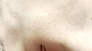 Step daddy caught me, in the bathroom while I was washing, and made my pussy cum. Karneli Bandi