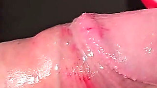 Close-up: Sloppy Foreskin Sucking and Licking! Slow Blowjob Asmr While Sucking on Hot Cum