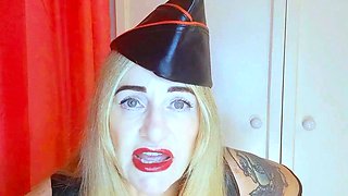 Big Boobed Blonde Masturbates With A Dildo In The Bathroom
