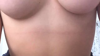 Close up cock jerking solo