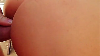 This Hot and Horny French Couple Were so Turned on, They Uncorked a Bottle on the Patio Table Outside Just by Fucking Beside It