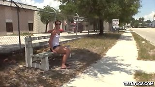 Ashley Storm\u2019s Public Milking