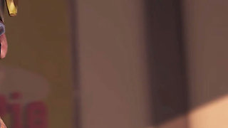 Overwatch Futa - Mercy & Widowmaker Blowjob and Doggystyle Animation