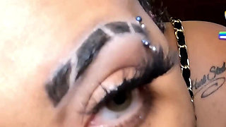 Mixed Cutie Little Bleu Likes Sucking on BBC