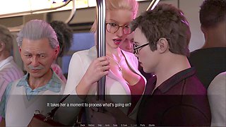 Animated fantasy with playful cartoon sex and big-busted MILFs