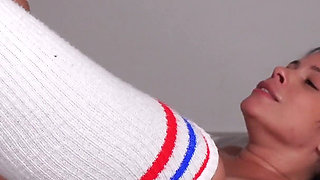 Nerdy Stepbro Trades Tutoring for Pussy Sylenna Fucks Her Way to Better Grades