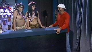 Steamy Threesome with Busty Brunettes and Milky Passion