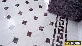 Sisporn. guy finds the hottest moment to receive acces to stepsister's fuck holes