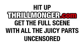 Thrillmonger's X-Rated Encounter with Jackie Hoff: A Tale of Black Couch Passion, Creampies, and voluptuous Beauty