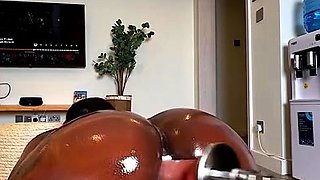 Hot Black Maid Does Some Webcam Black and Ebony