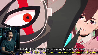 Japanese Anime Reaction Momo Chan and Okarun