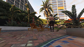 GTA 5 Franklin and Amanda Full 35 min Movie - Michael's House Affair (Compilation)