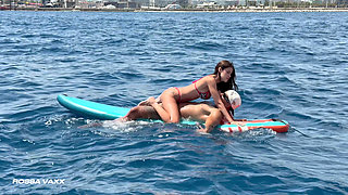 Rossa Vaxx Caught Fucking in the Sea and We Record Her