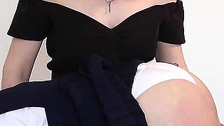 Slave Mila's Otk Wooden Spoon Spanking by Miss Roxy