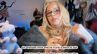 Diamonds on My Lips Bunda Fatal in Your Face - Come Chainsmoke with the BBW Brazilian MILF Goddess