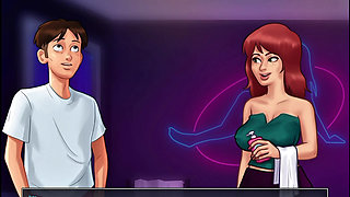 I fuck my goth girlfriend on the bike . Summertime_saga