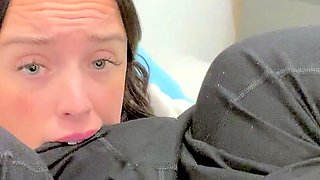 Petite small tit babe with perfect pussy masturbates