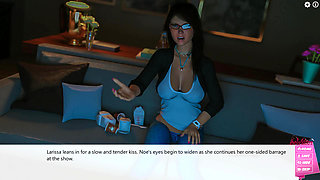 Noemi's Toscana rebirth: horny girl fingers her pussy while watching porn ep 5