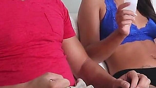 Ari Parker Tests Lube on Her Brother in Law