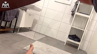 In the Tight Wetlook Body User Full Pissed & Milked!