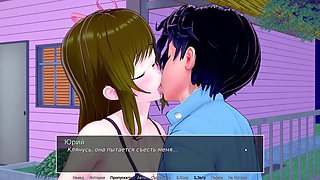 Hentai anime featuring teacher and student in steamy scenes