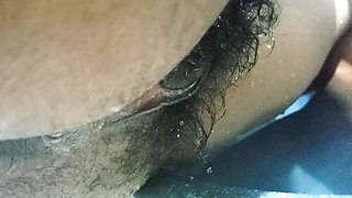 Hot Wife Big Pussy Standing Up On Water, Homemade Sex & Hairy Pussy Close up Carrying