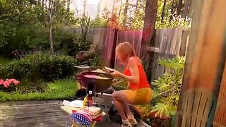 Beautiful blonde cam girl uses her toys to masturbate