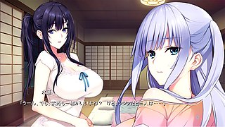 Hentai gameplay featuring country-themed anime porn with big tits