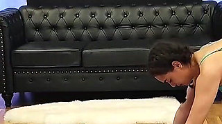 Ana Spears Yoga Workout Squat Clench Stretching Camel Toe