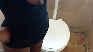 Hottest Blowjob & Doggystyle Fuck at Toilet