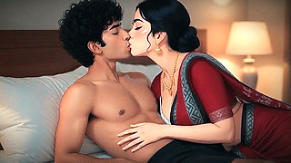 Young Man cheats & fuck her hot aunty