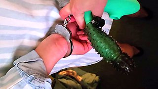 Wife humiliates tiny dick husband