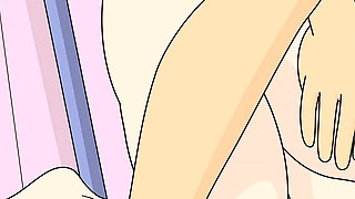 American girl fucking animation