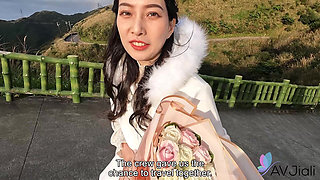 POV Date with Smoking Hot Brunette Babe, Jiaxin