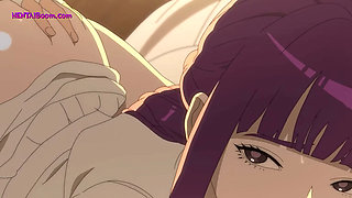 Hentai Couple Passionate Bedroom Encounter