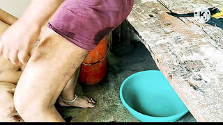 Indian Desi Step Mom Hardcore Bathroom Fuck - Tight Pussy Doggy Style & Cumshot