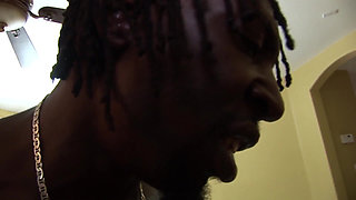 Sweet white chick anally pounded by BBC dude Byron Long